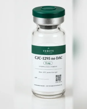 CJC-1295 (no DAC) research vial — lyophilized powder, research use only