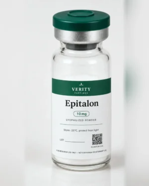 Epitalon research vial — lyophilized powder, research use only
