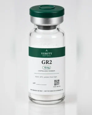 GR2 research vial — lyophilized powder, research use only