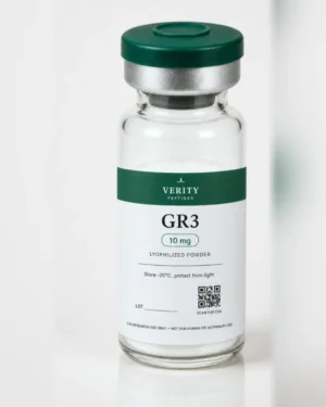 GR3 research vial — lyophilized powder, research use only